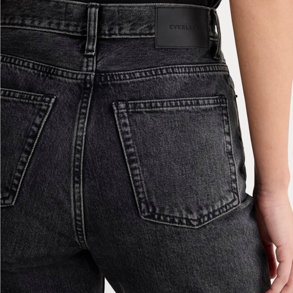 Everlane jeans The Curvy 90's Cheeky Straight Grey washed black 29 new - Picture 12 of 16